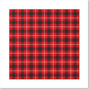 Tartan xmas pattern Posters and Art